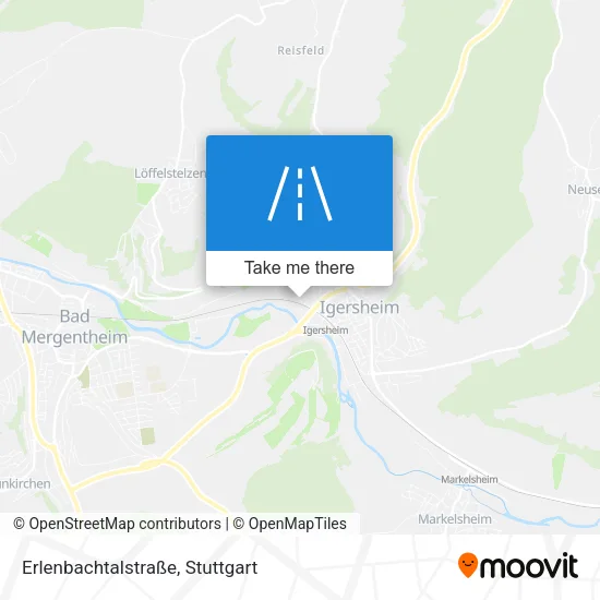 Карта Erlenbachtalstraße