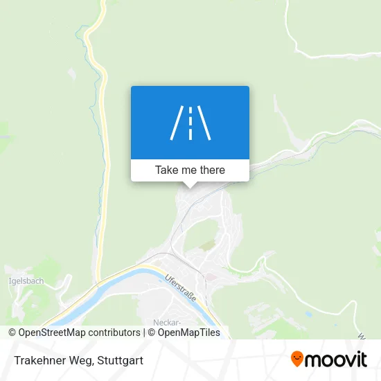 Карта Trakehner Weg