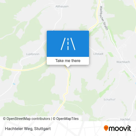 Hachteler Weg map