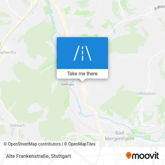 Карта Alte Frankenstraße