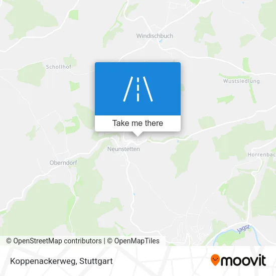 Карта Koppenackerweg