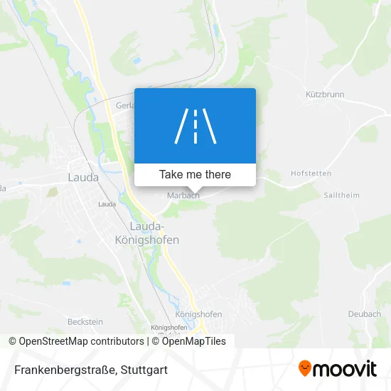 Карта Frankenbergstraße