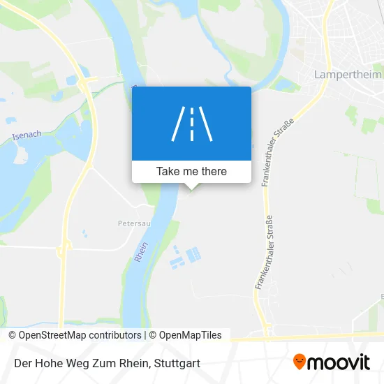 Карта Der Hohe Weg Zum Rhein