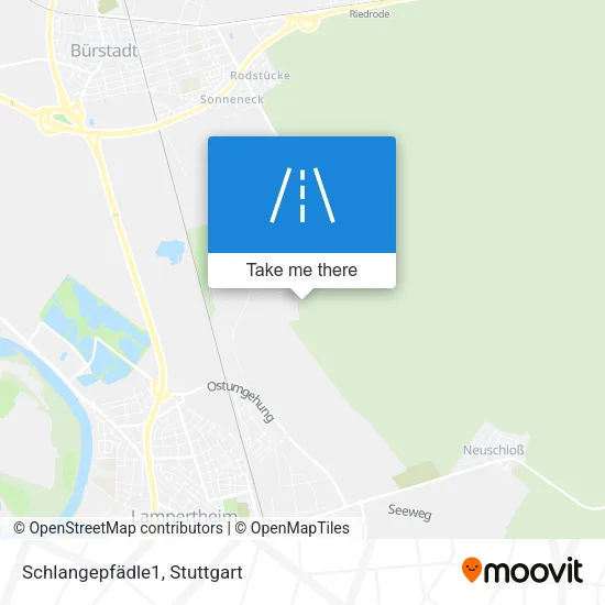Карта Schlangepfädle1
