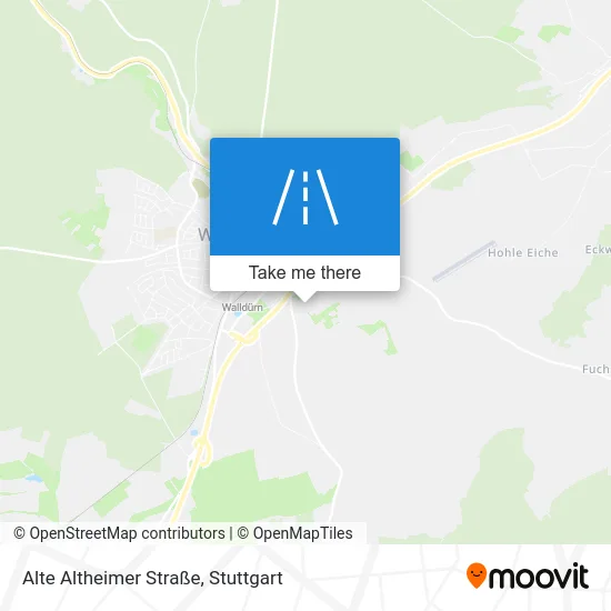 Карта Alte Altheimer Straße