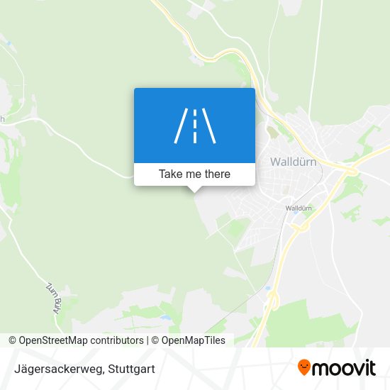 Jägersackerweg map