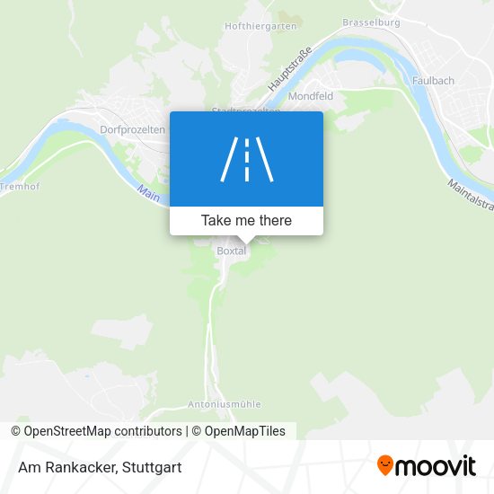 Карта Am Rankacker