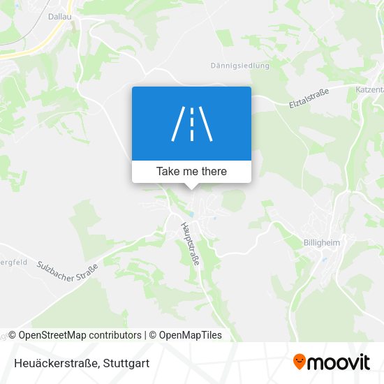 Heuäckerstraße map