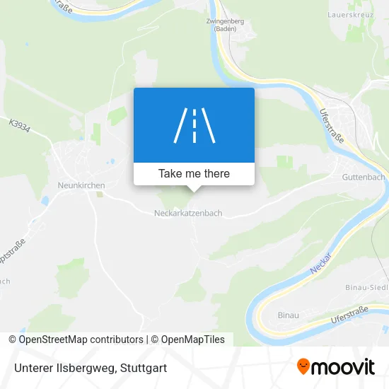 Карта Unterer Ilsbergweg