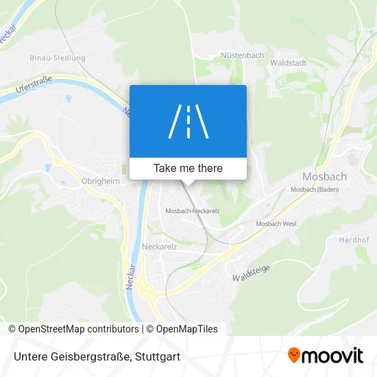 Карта Untere Geisbergstraße