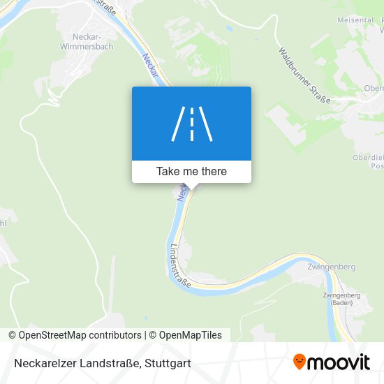 Neckarelzer Landstraße map