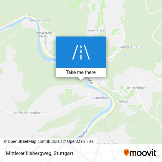 Mittlerer Illsbergweg map