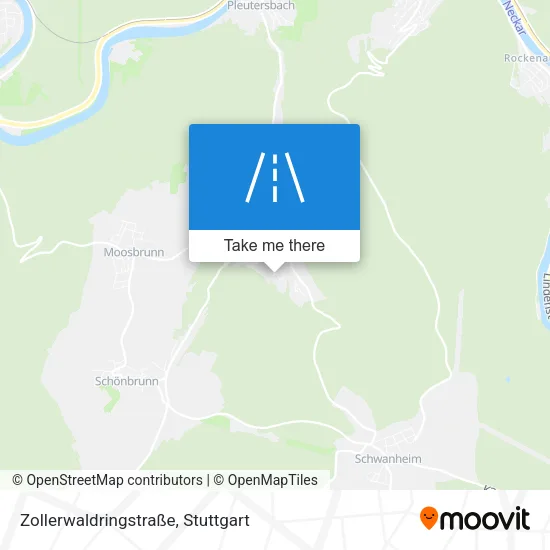Карта Zollerwaldringstraße