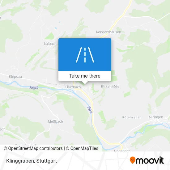Карта Klinggraben