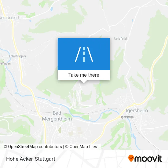 Карта Hohe Äcker