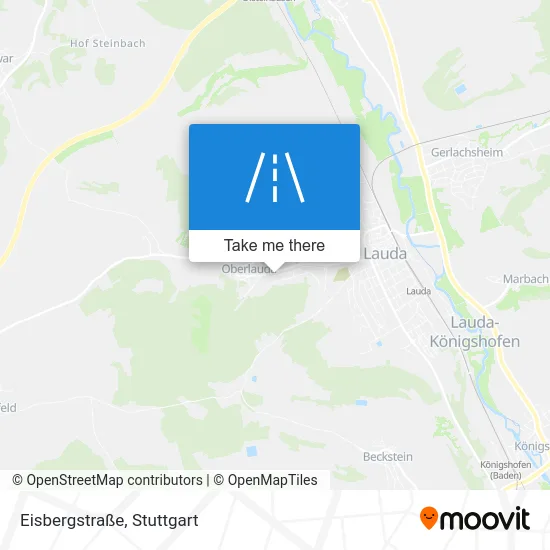 Карта Eisbergstraße