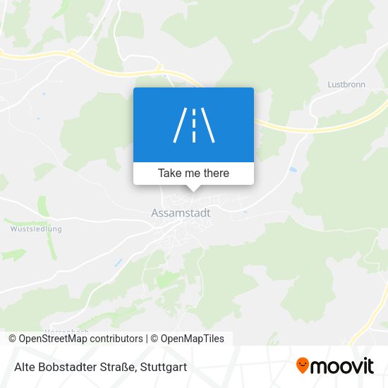 Alte Bobstadter Straße map