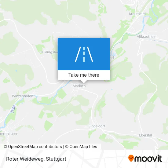 Карта Roter Weideweg