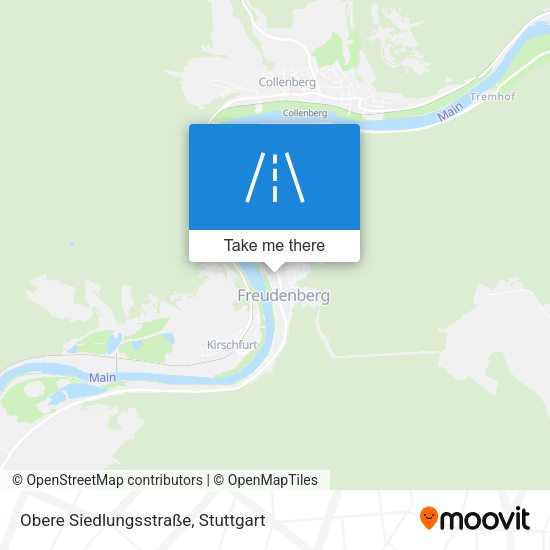 Obere Siedlungsstraße map