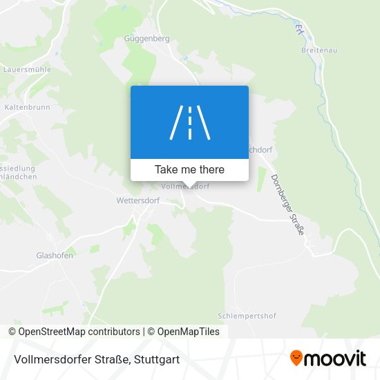 Vollmersdorfer Straße map