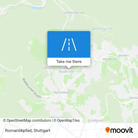 Карта Romantikpfad