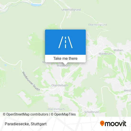 Paradiesecke map