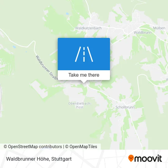 Карта Waldbrunner Höhe