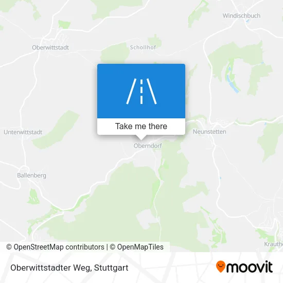 Карта Oberwittstadter Weg