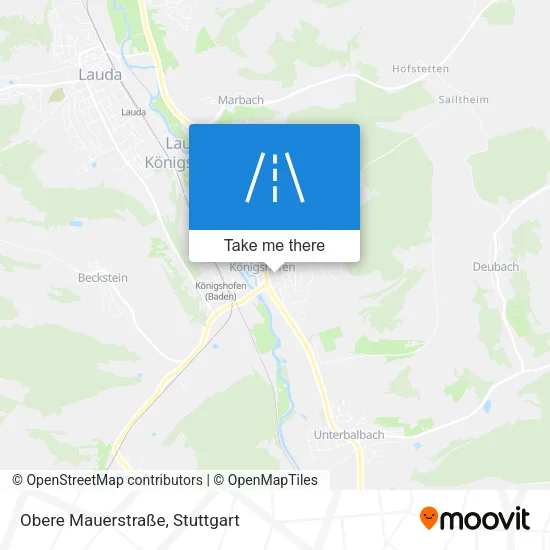 Карта Obere Mauerstraße