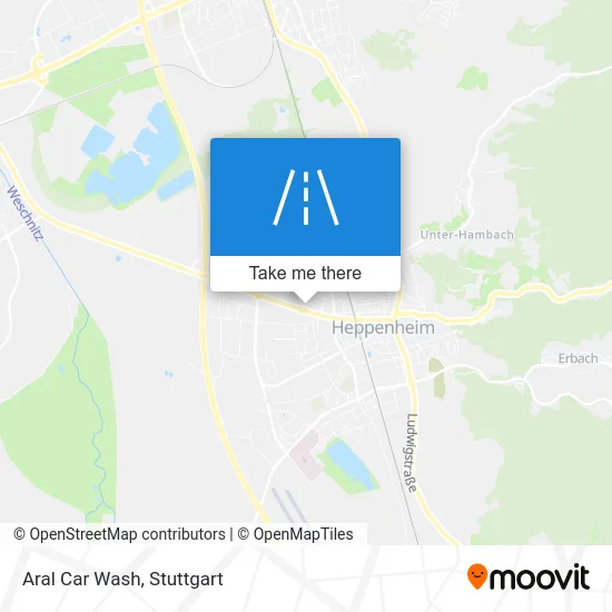 Карта Aral Car Wash