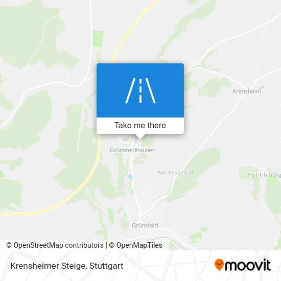 Карта Krensheimer Steige