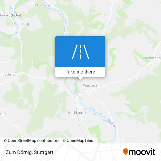 Карта Zum Dörnig