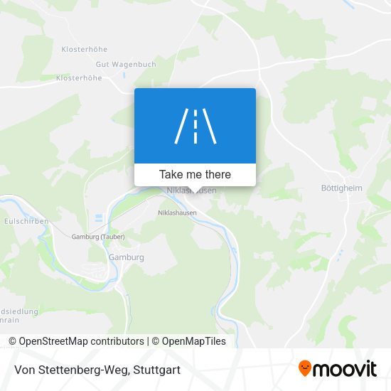 Von Stettenberg-Weg map