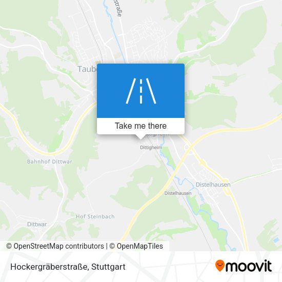 Hockergräberstraße map