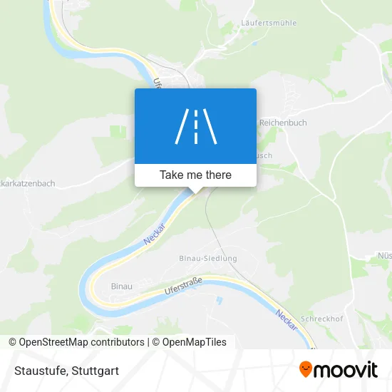 Карта Staustufe