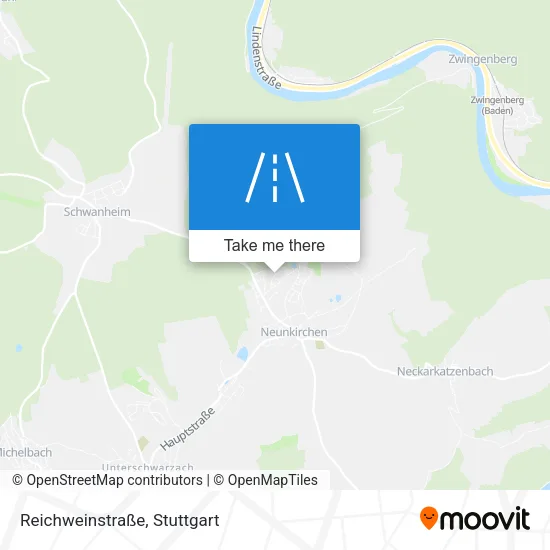 Карта Reichweinstraße