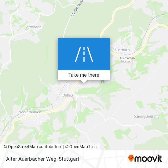 Карта Alter Auerbacher Weg