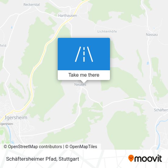 Schäftersheimer Pfad map
