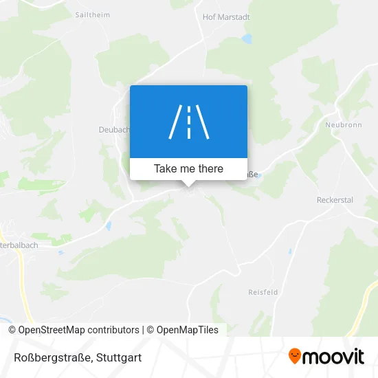 Карта Roßbergstraße