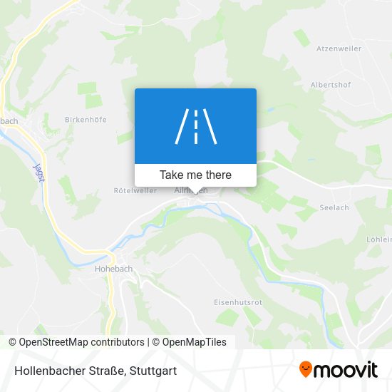 Hollenbacher Straße map