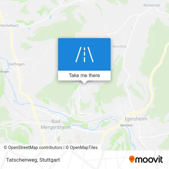 Карта Tatschenweg