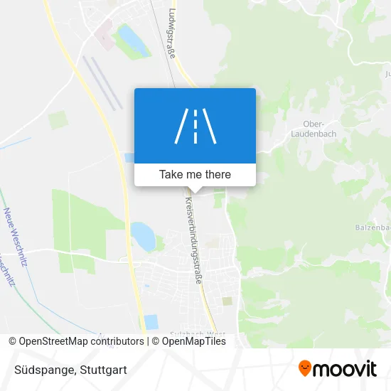Карта Südspange