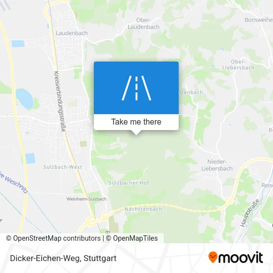 Карта Dicker-Eichen-Weg