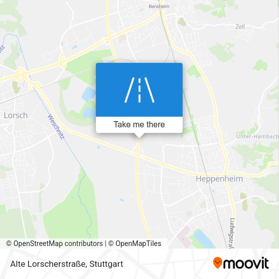 Alte Lorscherstraße map