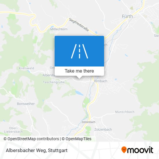 Карта Albersbacher Weg
