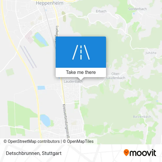 Карта Detschbrunnen