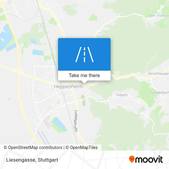 Liesengasse map