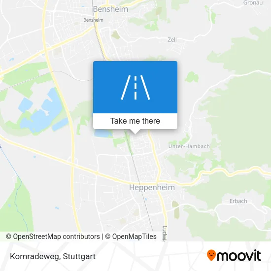 Карта Kornradeweg