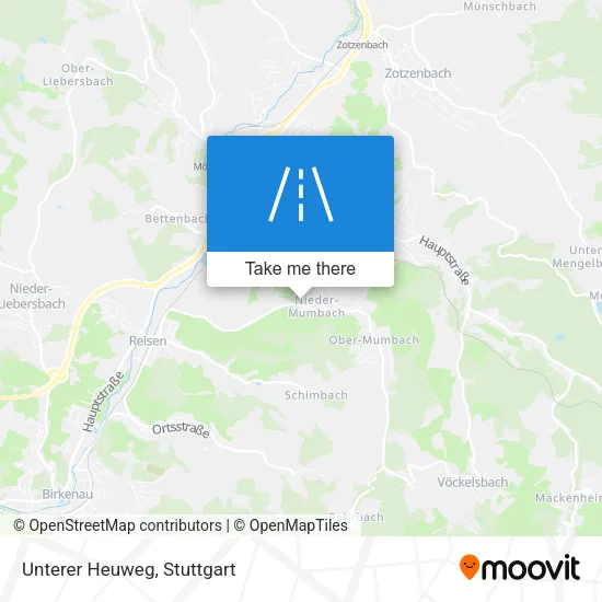 Карта Unterer Heuweg