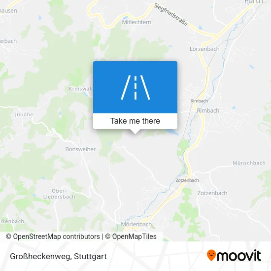 Карта Großheckenweg